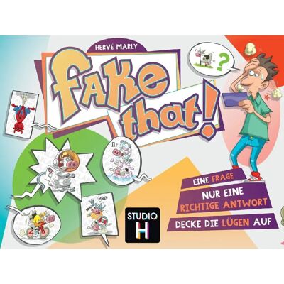 Asmodée Fake That! - Kreatives Täuschungsspiel für 4-8 Spieler Asmodée Fake That! - Kreatives Täuschungsspiel für 4-8 Spieler