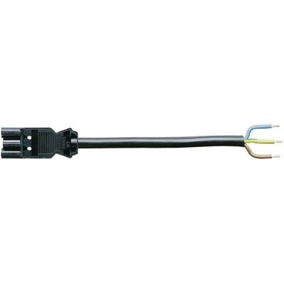 Cable de extensión Wieland GST18i3 - 1,5mm², 100cm, Negro Cable de extensión Wieland GST18i3 - 1,5mm², 100cm, Negro