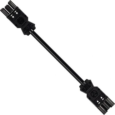 Kindermann 7444000322 Strømkabel - Sort, 2m, GST18 Kindermann 7444000322 Strømkabel - Sort, 2m, GST18