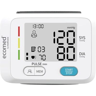 Ecomed BW-83E Monitor de Presión Arterial de Muñeca - Monitor de Presión Ecomed BW-83E Monitor de Presión Arterial de Muñeca - Monitor de Presión
