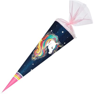Nestler Einhorn Regenbogen Schultüte - Schultüte Nestler Einhorn Regenbogen Schultüte - Schultüte