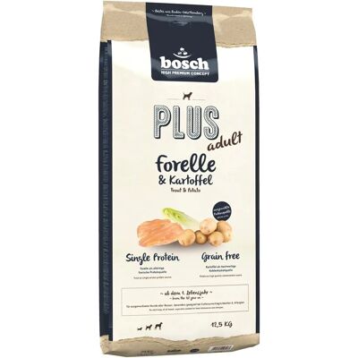 Bosch Forell & Potatis 2 x 12,5kg Hundfoder - Vuxen Bosch Forell & Potatis 2 x 12,5kg Hundfoder - Vuxen