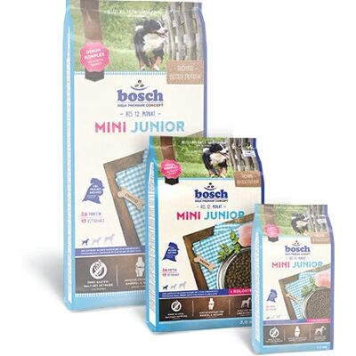 Bosch Mini Junior - Trockenfutter für kleine Welpen - 3 kg Bosch Mini Junior - Trockenfutter für kleine Welpen - 3 kg