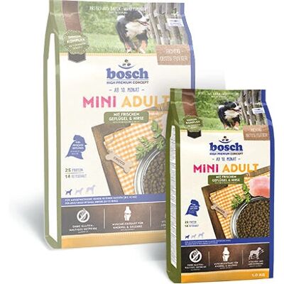 Bosch Mini Adult Geflügel & Hirse Hundefutter - Trockenfutter Bosch Mini Adult Geflügel & Hirse Hundefutter - Trockenfutter