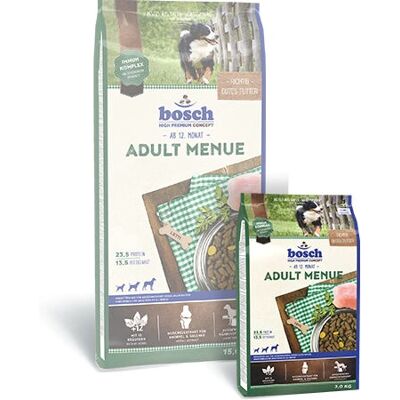 Bosch Volwassen Hondenvoer - 3kg, Hoogwaardige ingrediënten, Gebalanceerde voeding Bosch Volwassen Hondenvoer - 3kg, Hoogwaardige ingrediënten, Gebalanceerde voeding