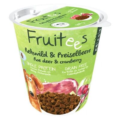 Fruitees Hundgodis - Rådjur & Lingon - 200g Fruitees Hundgodis - Rådjur & Lingon - 200g