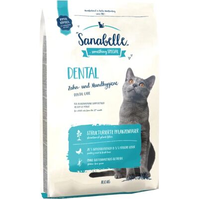 Sanabelle Torrfoder för vuxna katter med tandproblem, kyckling 10 kg Sanabelle Torrfoder för vuxna katter med tandproblem, kyckling 10 kg