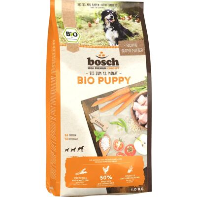 Bosch Bio Welpenfutter 11,5kg Huhn & Karotten Bosch Bio Welpenfutter 11,5kg Huhn & Karotten