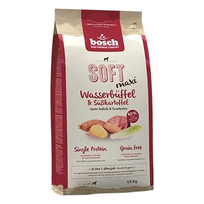 Bosch Vattenbuffel & Söt Potatis Hundmat - Spannmålsfritt, Särskilt, 2x12,5kg + Godbitar Bosch Vattenbuffel & Söt Potatis Hundmat - Spannmålsfritt, Särskilt, 2x12,5kg + Godbitar