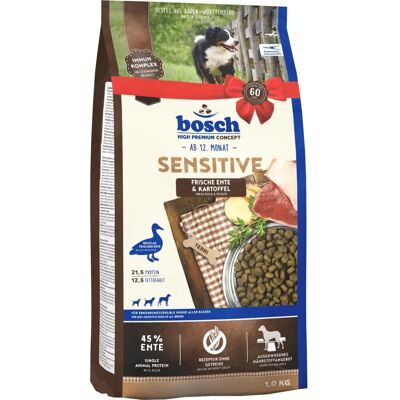 Bosch Sensitive Ente & Kartoffel 3kg - Hundefutter Bosch Sensitive Ente & Kartoffel 3kg - Hundefutter