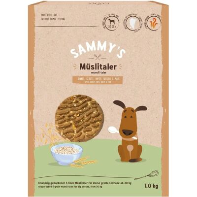 Bosch Sammy's Muesli Taler - Kutya jutalom - 1 kg Bosch Sammy's Muesli Taler - Kutya jutalom - 1 kg