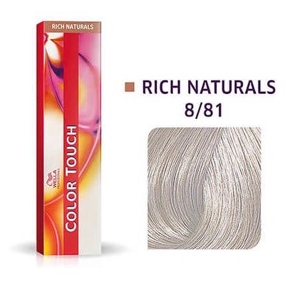 Wella - Color Touch Rich Naturals 8/81 - Haarfarbe Wella - Color Touch Rich Naturals 8/81 - Haarfarbe