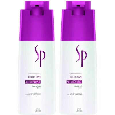 Shampoo Wella SP Color Save - 1000ml - Protegge Colore e Brillantezza Shampoo Wella SP Color Save - 1000ml - Protegge Colore e Brillantezza