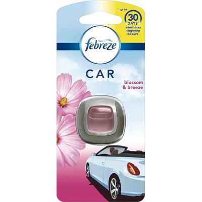 Febreze Car Air Freshener - Blossom & Breeze - 6 x 2ml Vent Clip Febreze Car Air Freshener - Blossom & Breeze - 6 x 2ml Vent Clip