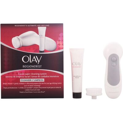 Sistema de limpeza super de 3 pontos Olay Regenerist - Sistema de limpeza facial Sistema de limpeza super de 3 pontos Olay Regenerist - Sistema de limpeza facial