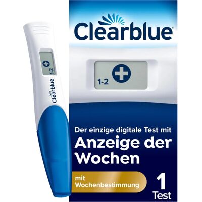 Test ciążowy cyfrowy Clearblue z tygodniami Test ciążowy cyfrowy Clearblue z tygodniami