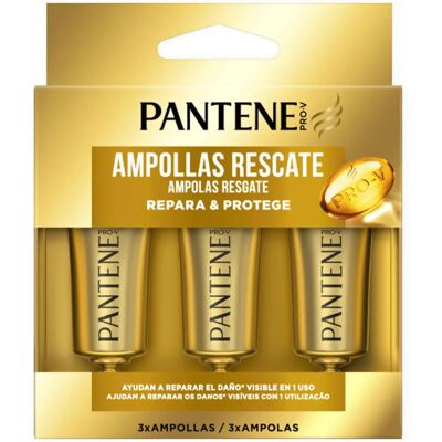 Mascarilla para el cabello Pantene - 3 Ampollas - 15ml - Tratamiento restaurador Mascarilla para el cabello Pantene - 3 Ampollas - 15ml - Tratamiento restaurador