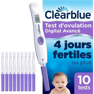 Clearblue Digital Ovulationstest - Erkennung zweier Hormone - 10 Tests Clearblue Digital Ovulationstest - Erkennung zweier Hormone - 10 Tests