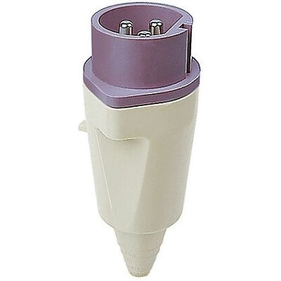 Walther-Werke 11281 Violetter 2P Stecker - Elektrischer Stecker Walther-Werke 11281 Violetter 2P Stecker - Elektrischer Stecker