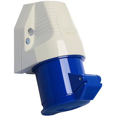 Walther Werke 130306 Prise murale bleue - CEE 32A 3 pôles IP44 - Publicité Walther Werke 130306 Prise murale bleue - CEE 32A 3 pôles IP44 - Publicité