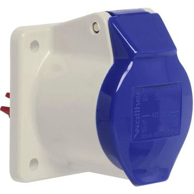 Walther Werke 410306 Panelstikontakt - 3-pol 230V IP44 Walther Werke 410306 Panelstikontakt - 3-pol 230V IP44