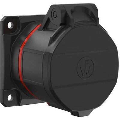 Walther Werke FW410506SK Rote Panelsteckdose - Panel socket Walther Werke FW410506SK Rote Panelsteckdose - Panel socket