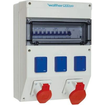 Walther Werke 6823009 Hellgraue Steckdosenkombination Walther Werke 6823009 Hellgraue Steckdosenkombination