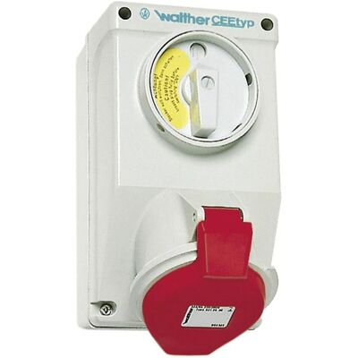 Walther Werke AT130 Wandsteckdose - IP44, 5P, 400V Walther Werke AT130 Wandsteckdose - IP44, 5P, 400V