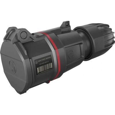 Connettore CEE Walther Werke FW331506CC - 5 poli, 32A, Rosso Connettore CEE Walther Werke FW331506CC - 5 poli, 32A, Rosso