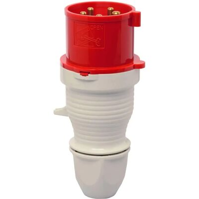 Walther 32A 5P 400V IP44 Stecker - Elektrischer Anschluss Walther 32A 5P 400V IP44 Stecker - Elektrischer Anschluss