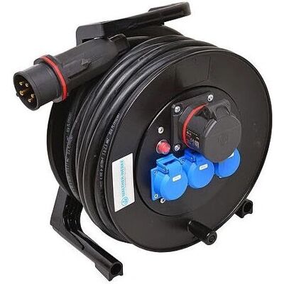 Walther Bobine 25m - Cable Reel - IP44 - Caoutchouc - 39100502250310 Walther Bobine 25m - Cable Reel - IP44 - Caoutchouc - 39100502250310