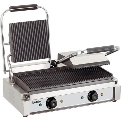 Bartscher A150671 - Kontaktgrill - Schwarz - 3600 W - Edelstahl Bartscher A150671 - Kontaktgrill - Schwarz - 3600 W - Edelstahl