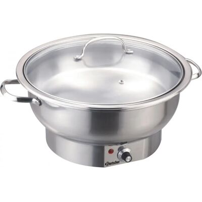Bartscher 500835 Elektrischer Chafing Dish - Warmhaltebehälter 3,8L Bartscher 500835 Elektrischer Chafing Dish - Warmhaltebehälter 3,8L