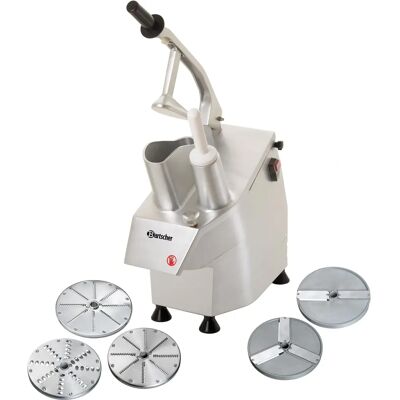 Bartscher GMS550 Gemüseschneider - 550W, Argento, Inklusive 5 Klingen Bartscher GMS550 Gemüseschneider - 550W, Argento, Inklusive 5 Klingen