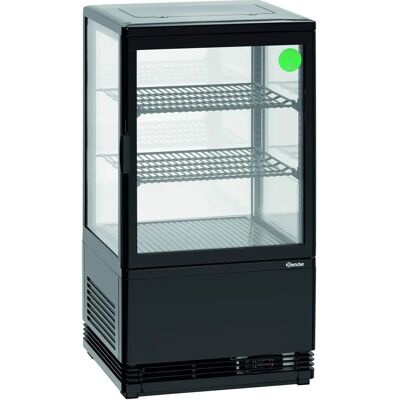 Bartscher 58 L-SW - Schwarz - Mini-Kühlvitrine Bartscher 58 L-SW - Schwarz - Mini-Kühlvitrine