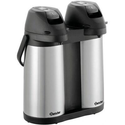 Bartscher Duo 1,9L Edelstahl Thermos - Thermos Bartscher Duo 1,9L Edelstahl Thermos - Thermos