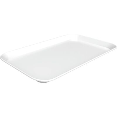 Bartscher 122190 Plateau Rectangulaire en Mélamine Blanche - Plateau de Restauration - Publicité Bartscher 122190 Plateau Rectangulaire en Mélamine Blanche - Plateau de Restauration - Publicité