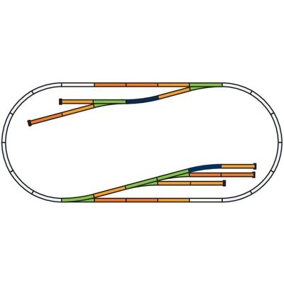 Piko H0 Modelspoorbaan Set - Beige, 55330 Piko H0 Modelspoorbaan Set - Beige, 55330