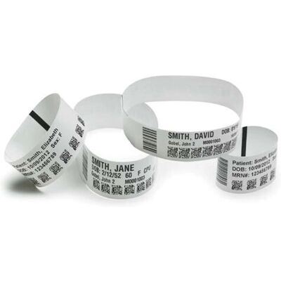 Zebra Z-Band Ultrasoft Branco - Fita de Etiquetas Zebra Z-Band Ultrasoft Branco - Fita de Etiquetas