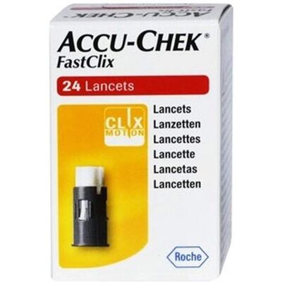 Accu-Chek Fastclix Lanzetten - 24 Bluttestnadeln Accu-Chek Fastclix Lanzetten - 24 Bluttestnadeln