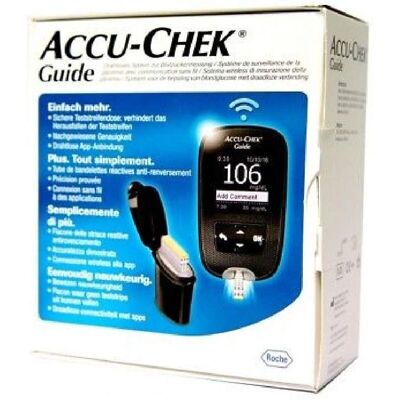 Kit Guide Accu-Chek - Glucometro, Sans Fil, Compact Kit Guide Accu-Chek - Glucometro, Sans Fil, Compact