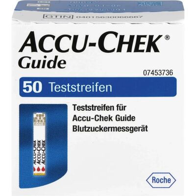 Roche Accu-Chek Guide Teststreifen - 50 Stück Roche Accu-Chek Guide Teststreifen - 50 Stück