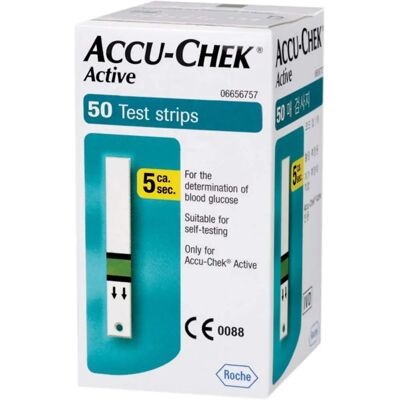 Accu-Chek Active 50 Test Strips - Blood Glucose Testing Accu-Chek Active 50 Test Strips - Blood Glucose Testing
