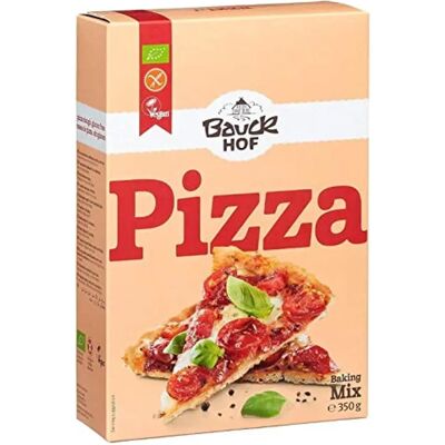 Mélange bio sans gluten pour pizza Bauckhof 350 g - Publicité Mélange bio sans gluten pour pizza Bauckhof 350 g - Publicité