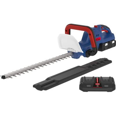 GÜDE HS 36-302-30 Taille-haie Bleu - 52cm, 2 Batteries - Publicité GÜDE HS 36-302-30 Taille-haie Bleu - 52cm, 2 Batteries - Publicité