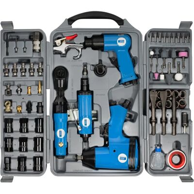 GÜDE 71-teiliger Druckluftwerkzeug-Set - Werkstatt-Set, 8 bar GÜDE 71-teiliger Druckluftwerkzeug-Set - Werkstatt-Set, 8 bar