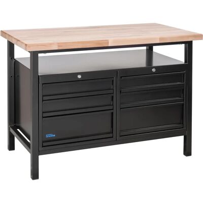 Guede P 1200 SS - Ligne Black - 120 x 65 cm - 6 tiroirs - Publicité Guede P 1200 SS - Ligne Black - 120 x 65 cm - 6 tiroirs - Publicité