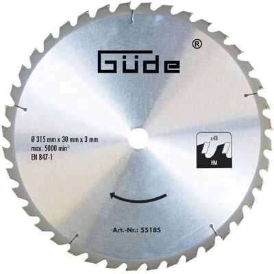 GÜDE GÜDE - Hartmetall Sägeblatt 48 Zähne 315x30mm GÜDE GÜDE - Hartmetall Sägeblatt 48 Zähne 315x30mm