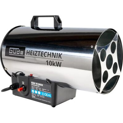 Riscaldatore a gas GÜDE - GGH 10 INOX - Potente e portatile in acciaio inox Riscaldatore a gas GÜDE - GGH 10 INOX - Potente e portatile in acciaio inox