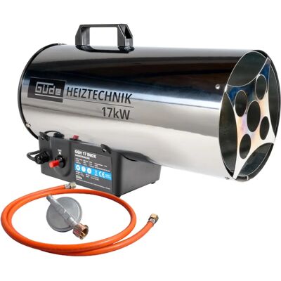 Güde GGH17 INOX Gasheizer - Edelstahl, Tragbar, 17kW Güde GGH17 INOX Gasheizer - Edelstahl, Tragbar, 17kW